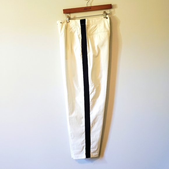 NWT Rag & bone Workman Pant With Side Stripe Black & White - Size 31 - Picture 4 of 12